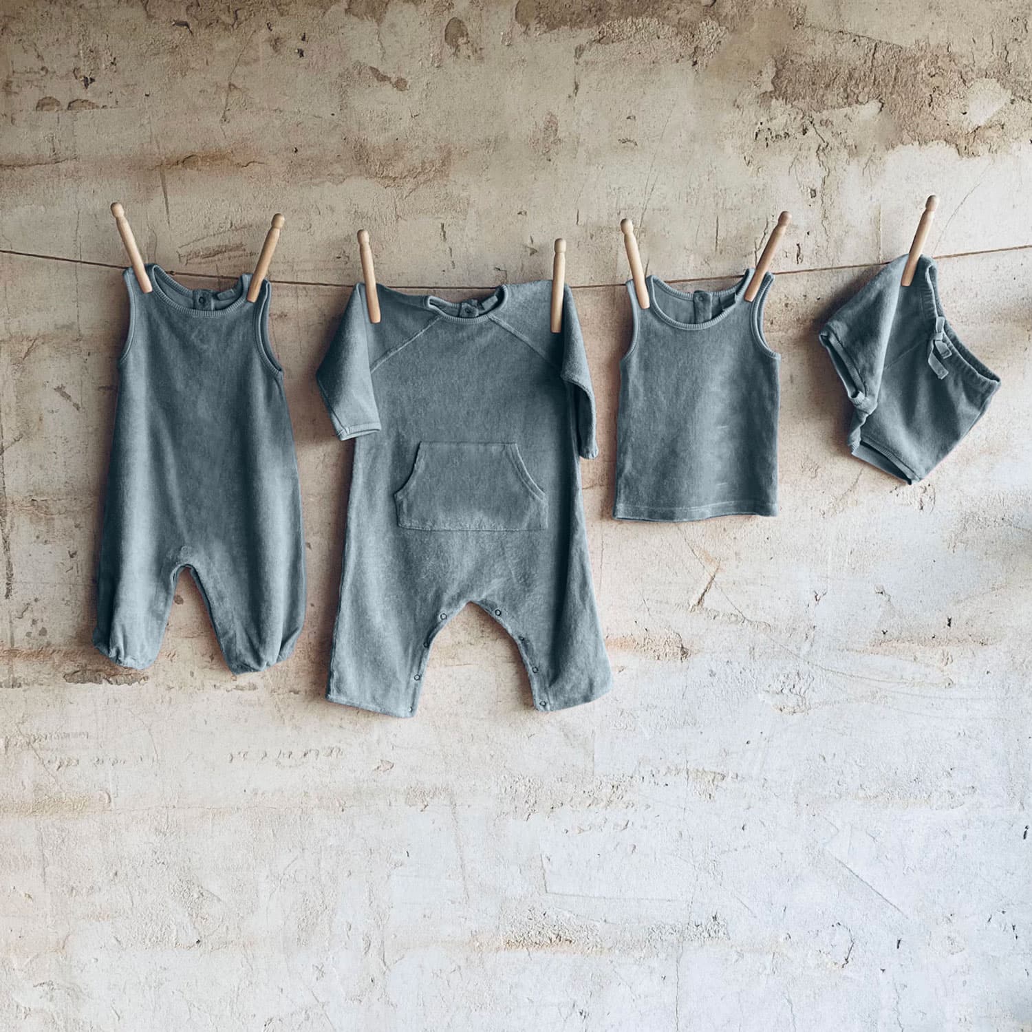 Kyle Jumpsuit - Baby - TJ Terry Jersey - S032 Ice Blue - n°74 E - Shop - 7400000135385