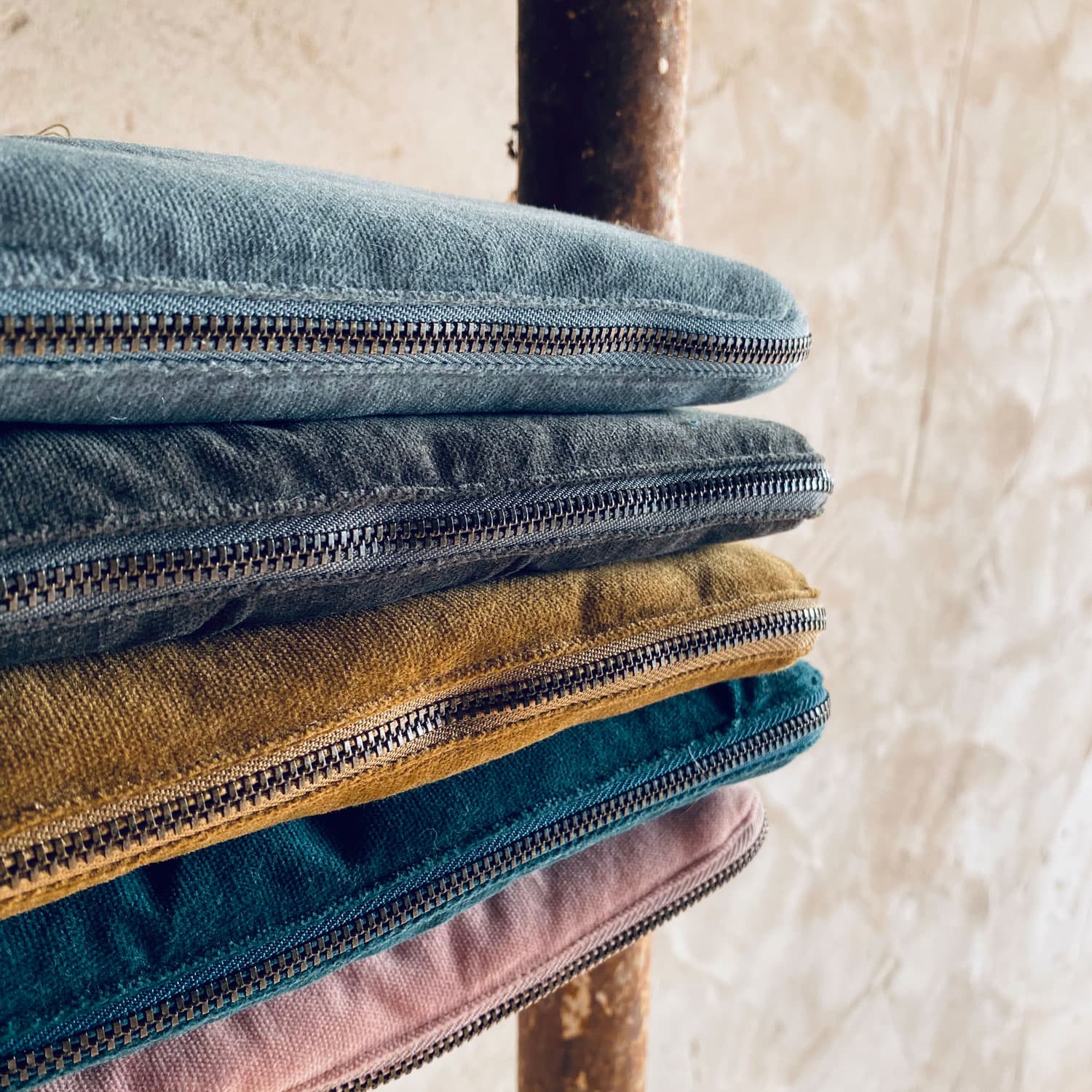 Laptop Case  - WV Woven Velvet - S022 Teal Blue