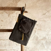 Laptop Case  - WV Woven Velvet - S021 Dark Green Grey