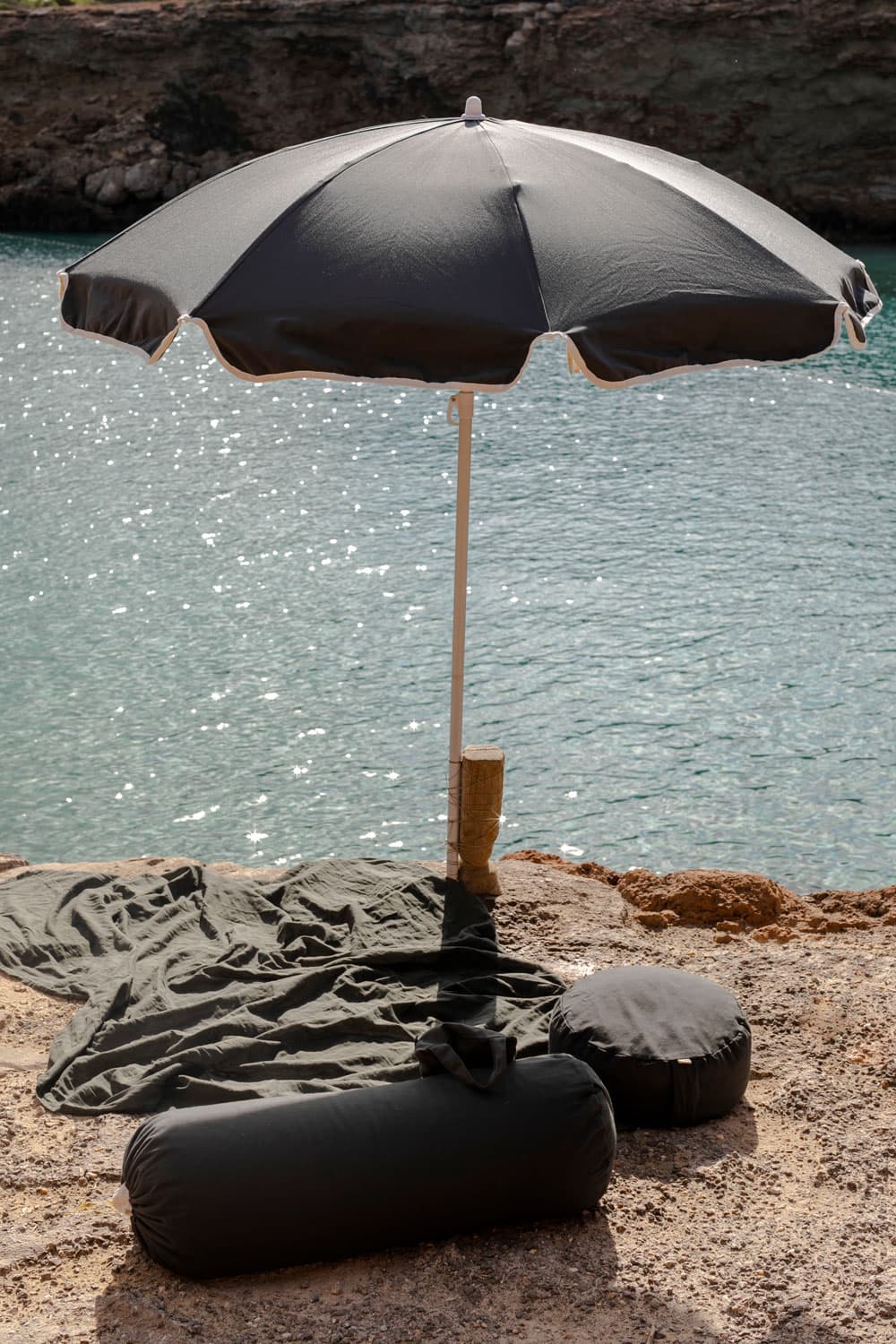 Menorca Beach Umbrella - S021 Dark Grey - n°74 E - Shop - 7400000134007