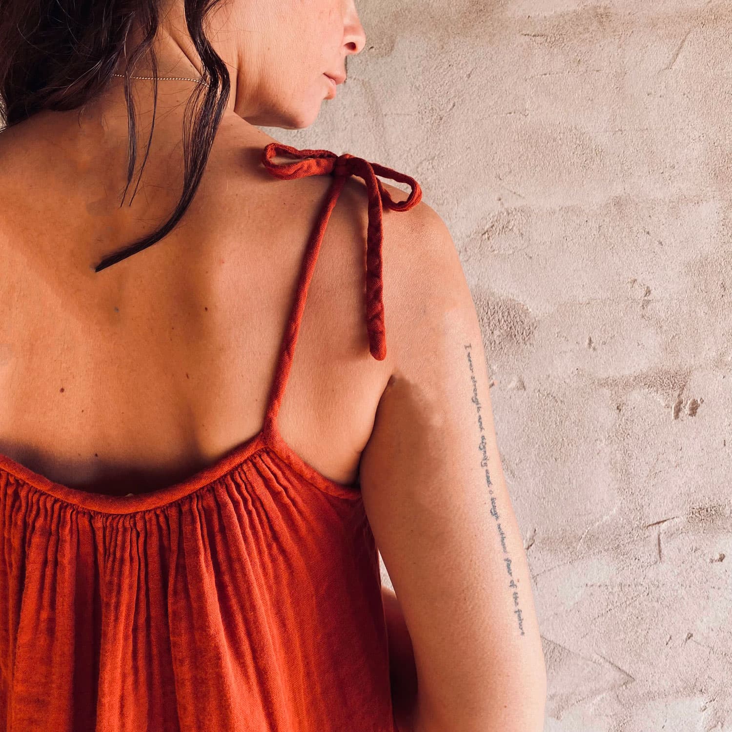 Mia Long Dress - Women - DS Double Saloo - S051 Terracotta - n°74 E - Shop - 7400000136400