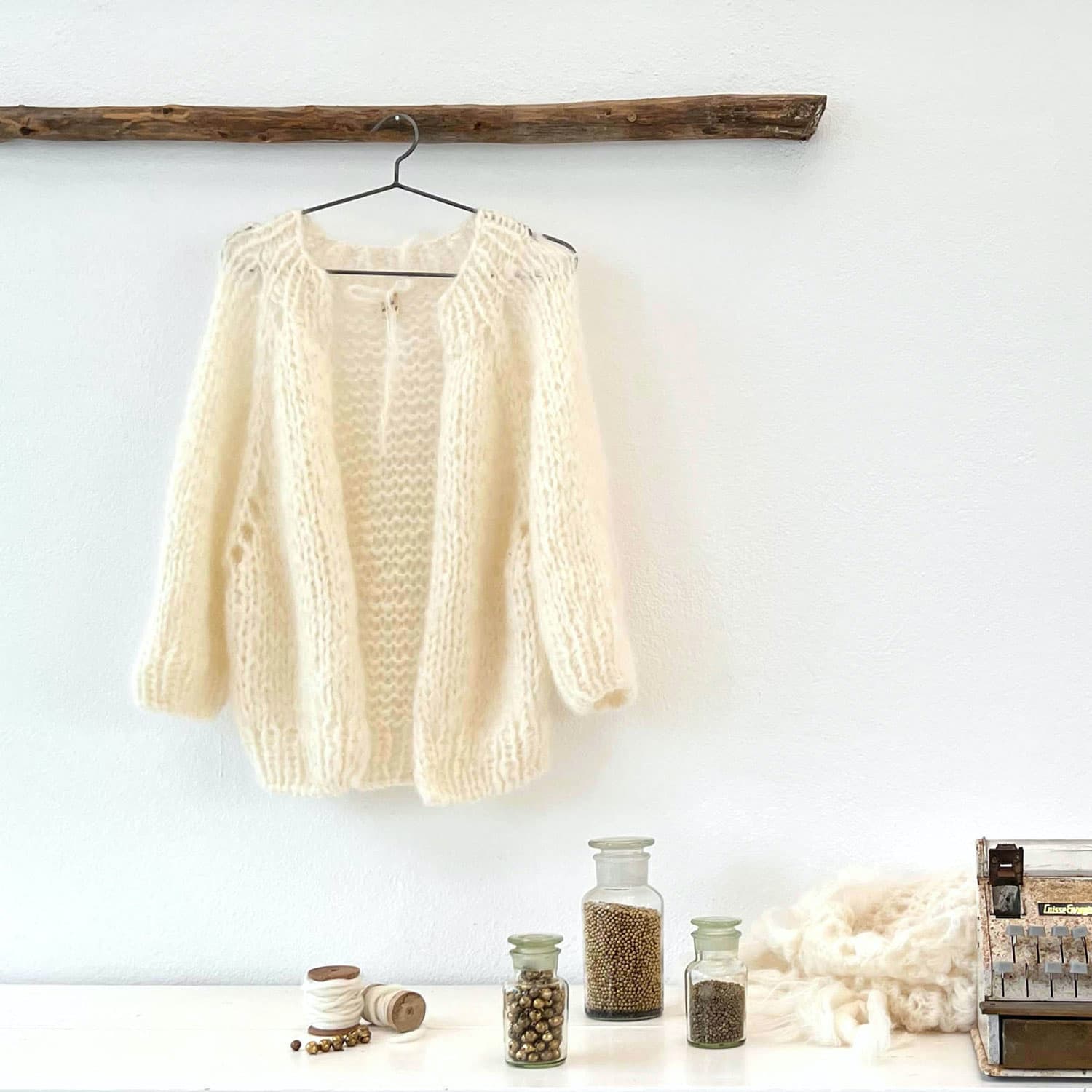 Paulina Vest - Women - MO Mohair - S000 Natural - n°74 E - Shop - 7400000135416