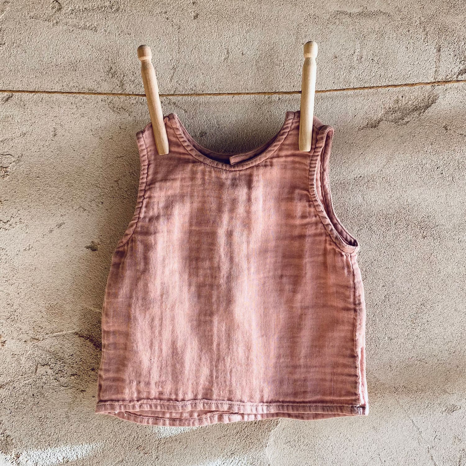 Stef Shirt - Baby - DS Double Saloo - S007 Dusty Pink - n°74 E - Shop - 7400000136058