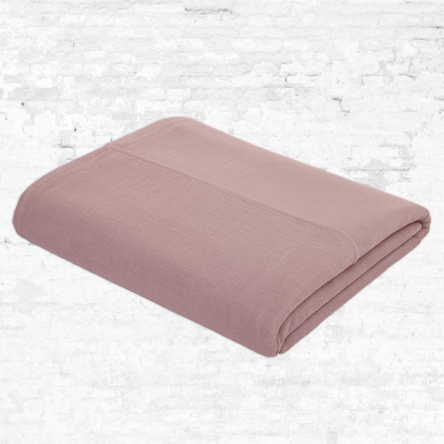 Top Flat Bed Sheet - DS Double Saloo - S007 Dusty Pink - n°74 E - Shop - 7400000106376